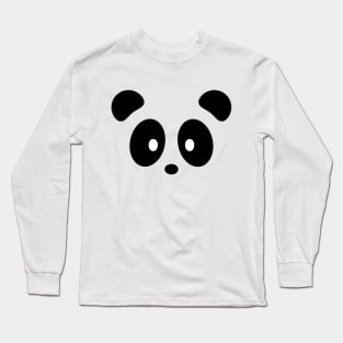 Panda Face Bambu Brand Bear Anime Cartoon Long Sleeve T-Shirt